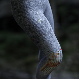 Leggings Fáceis de Zombie de Halloween