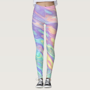 Leggings Fantasia de Sereia Pastel Oceano Redemoin