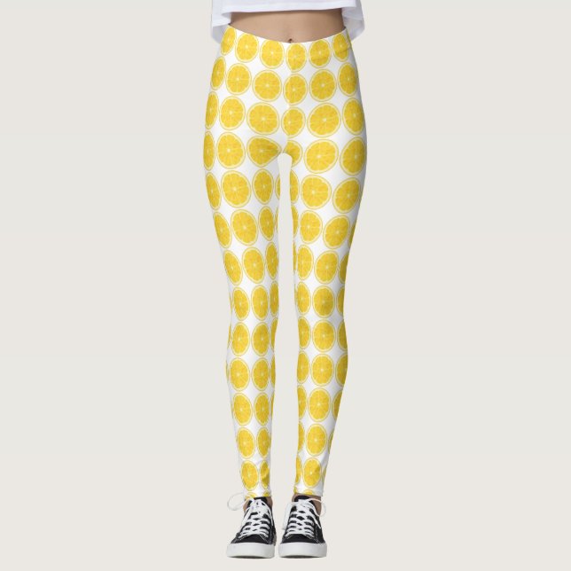 Leggings - fatia de limão 2 (Frente)