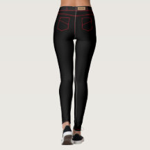 Leggings Faux Jeans Pretas