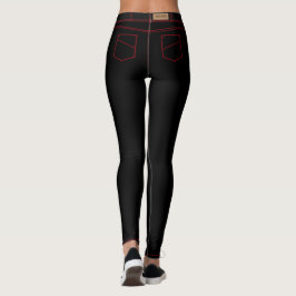 Leggings Faux Jeans Pretas