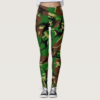 Leggings femininas britânicas do DPM CAMO
