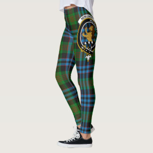 Leggings femininas Clan Newlands Crest Tartan Scot