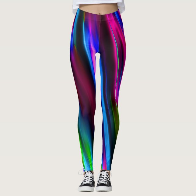 Leggings femininas coloridas (Frente)