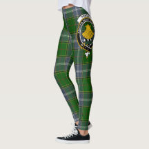 Leggings femininas com Crista do Clã Pringle Tarta