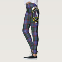 Leggings femininas com estampa do Brasão do Clã Sc