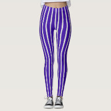 Leggings femininas com padrão de listras verticais