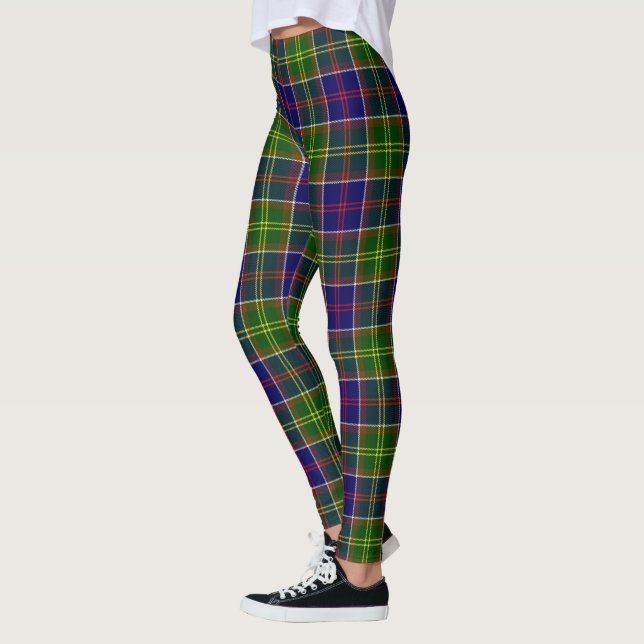 Leggings femininas com tartan Whitefoord do clã Sc (Esquerda)