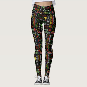 Leggings femininas com vários Designs da história