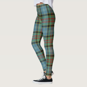 Leggings femininas com xadrez do Clã Cathcart Scot