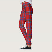 Leggings femininas com xadrez Rait do Clã Scotstee