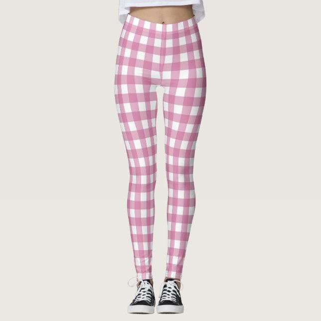 Leggings femininas cor-de-Lavanda-claro (Frente)