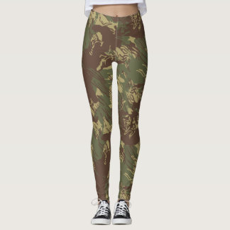 Leggings femininas da rodesia CAMO