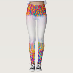 Leggings femininas de alta cintura - Na moda, estr