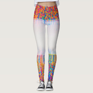 Leggings femininas de alta cintura - Na moda, estr