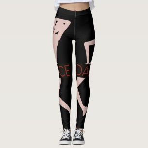 Leggings femininas de dança