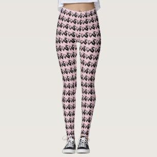 Leggings femininas de dragões asiáticos