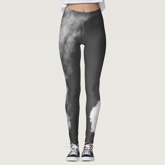Leggings femininas de estilo super eco elástico (Frente)
