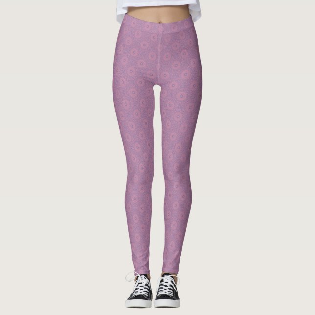 Leggings femininas de rendas (Frente)