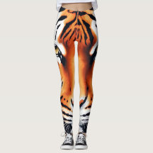 Leggings femininas de Tigre