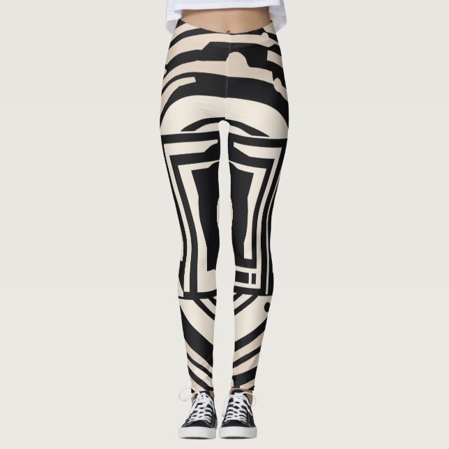 Leggings femininas de uso digital (Frente)
