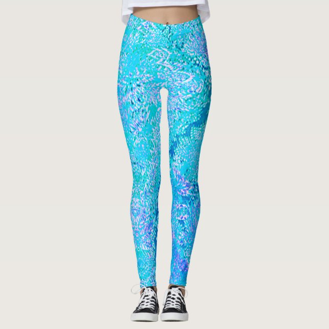 Leggings femininas do corso Lace-CYB (Frente)