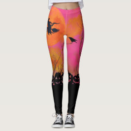 Leggings femininas do Halloween