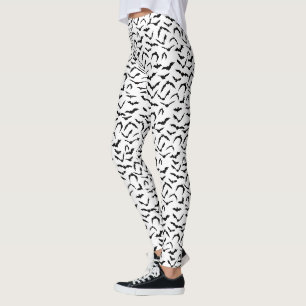 Leggings femininas do Halloween Bats