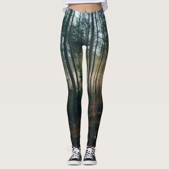 Leggings femininas | Floresta de Malhação Ecológic (Frente)