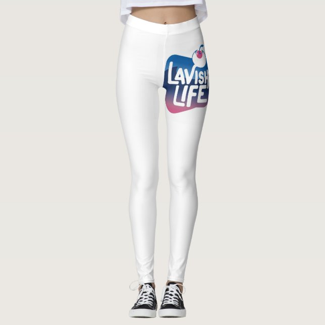 Leggings Femininas Luxuosas (Frente)