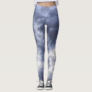 Leggings femininas Nuvens de Malhação ecológic
