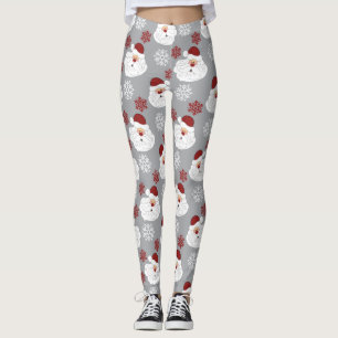 Leggings Feriais de Santa Claus