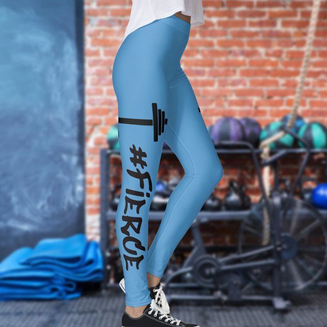 Leggings #Fierce Barbell (Criador carregado)