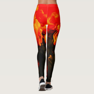 Leggings Fiery Lava