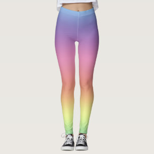 Leggings - Fitas Coloridas Arco-Íris