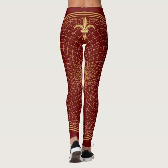 Leggings Fleur de Lis (Verso)