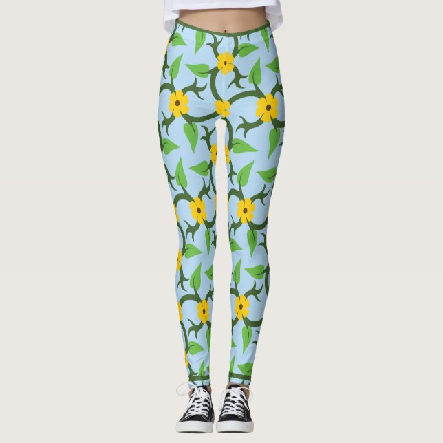 Leggings Florais (Frente)
