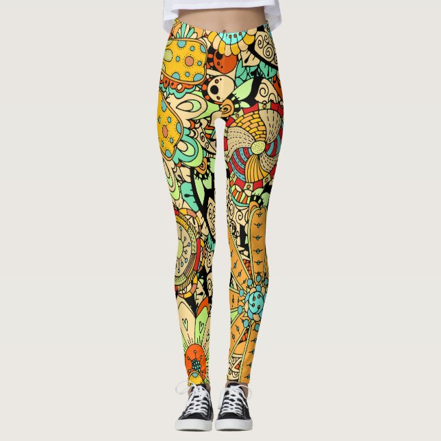 Leggings Florais (Frente)