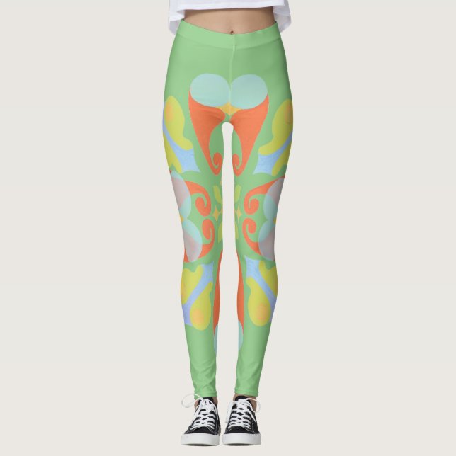 Leggings Florais (Frente)