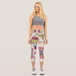 Leggings florais8