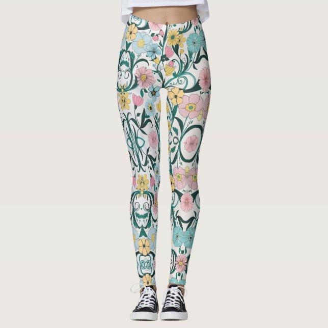 Leggings Florais Elegance (Frente)