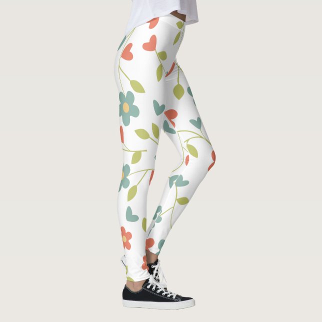 Leggings Florais Incríveis para Mulheres (Direita)