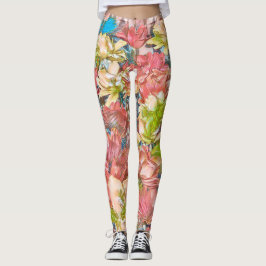 Leggings Florais Multicoloridas (Beleza)