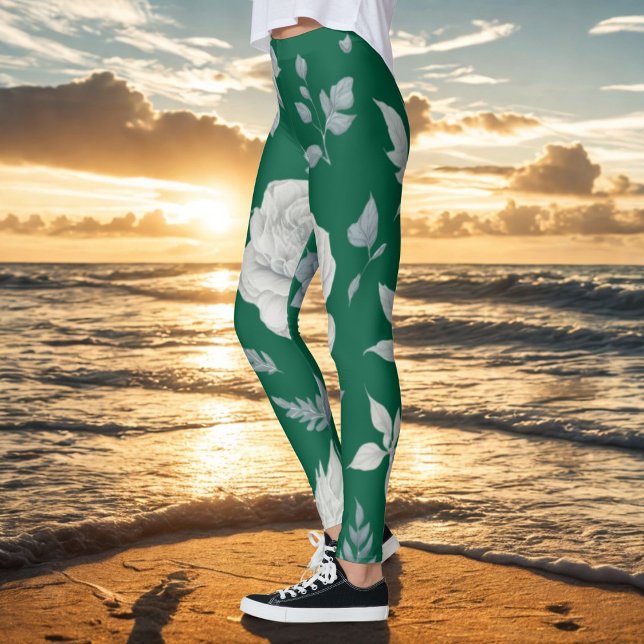 Leggings Florais Verdes (Criador carregado)