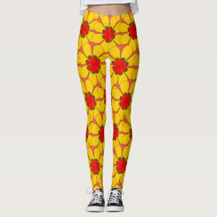 Leggings - Flores Amarelas
