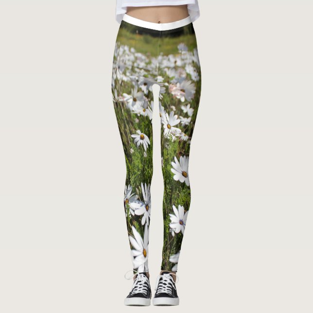 Leggings Flores Vibrações Positivas (Frente)