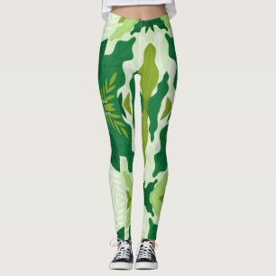 Leggings Florestais Verdes
