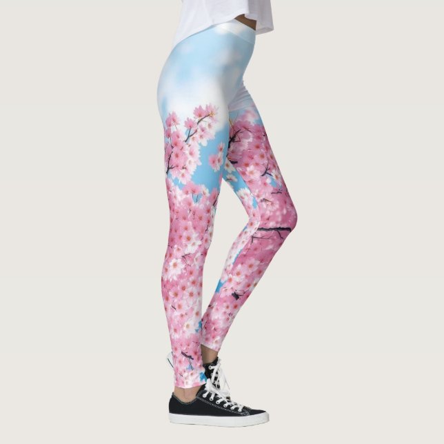 Leggings floridas de cereja japonesa (Direita)