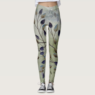 Leggings Folhas Dançantes