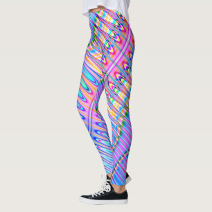 Leggings Fractais Brilhantes